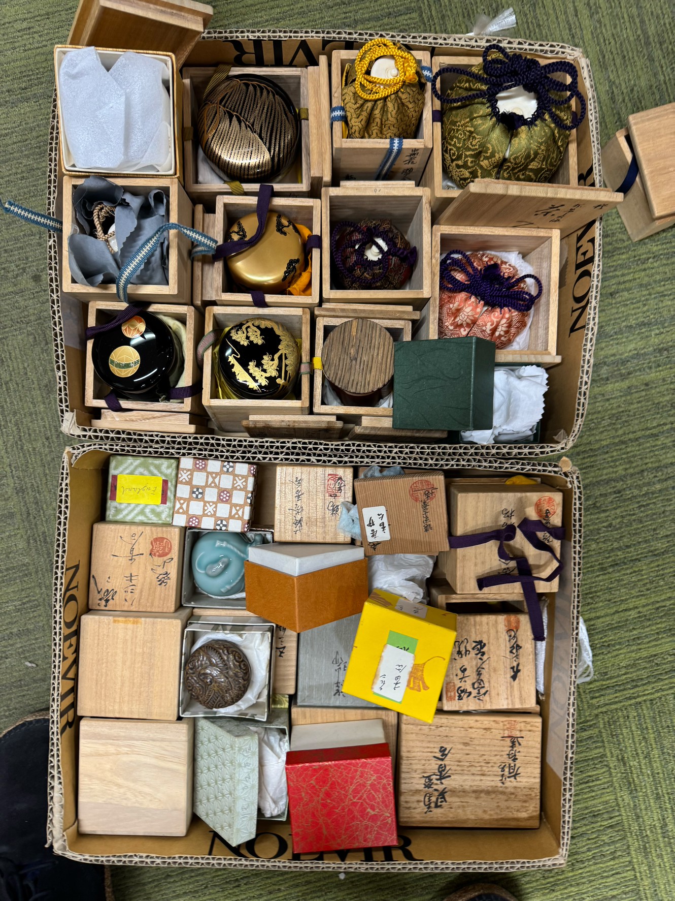 郊外のお客さまより、茶道具を買い取らせていただきました。